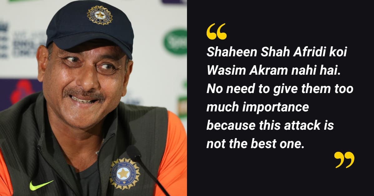 Ravi Shastri Roasts Pakistan Bowling