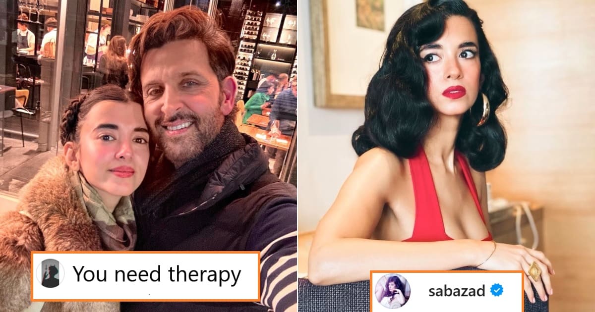 Saba azad reply troll you need therapy
