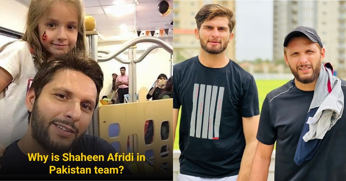 Shahid Afridi Shaheen Afridi