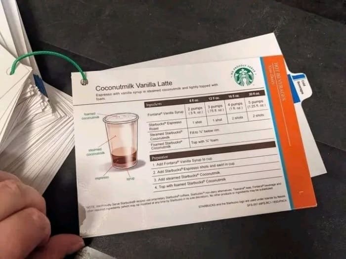 Starbucks latte Recipe