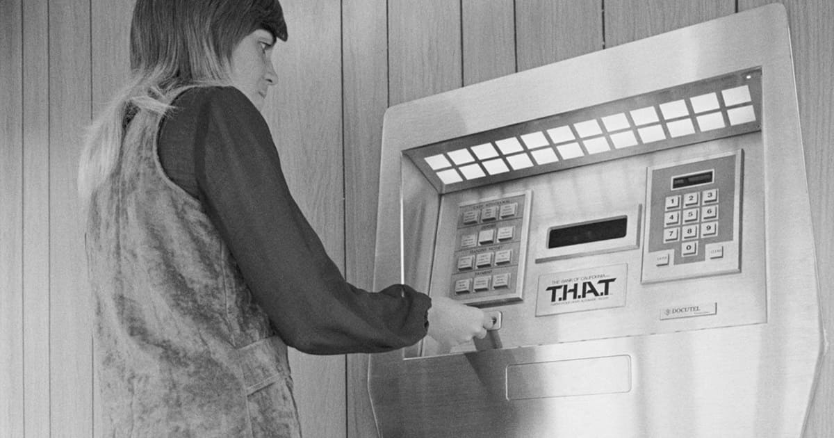 World’s First ATM Machine