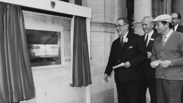 World's First ATM Machine