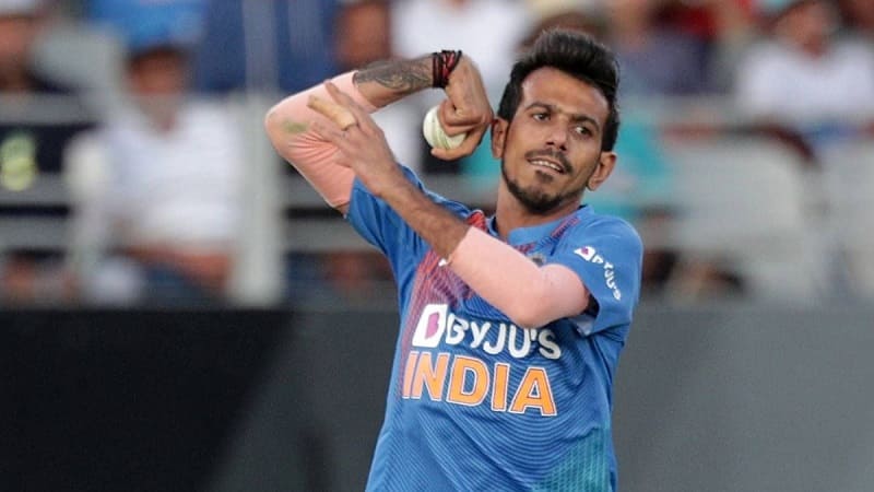 Yuzvendra Chahal bowling