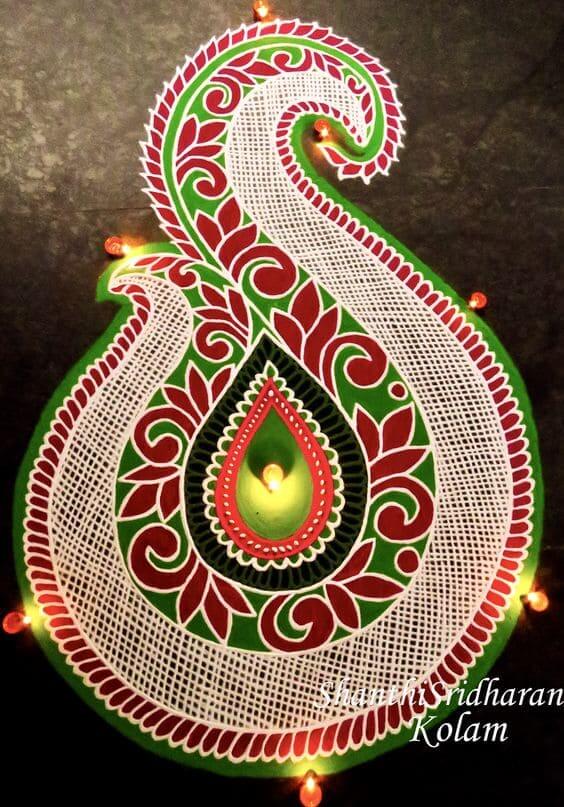 diwali special rangoli design