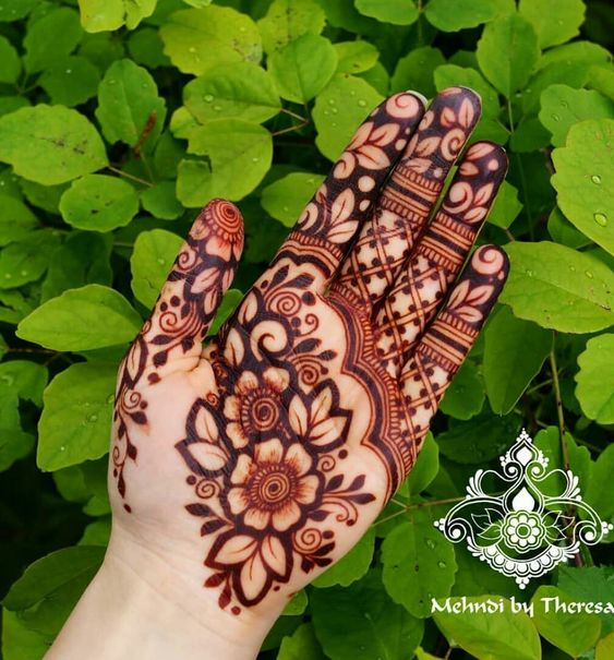 easy henna designs