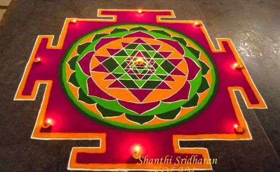 easy rangoli for diwali ideas