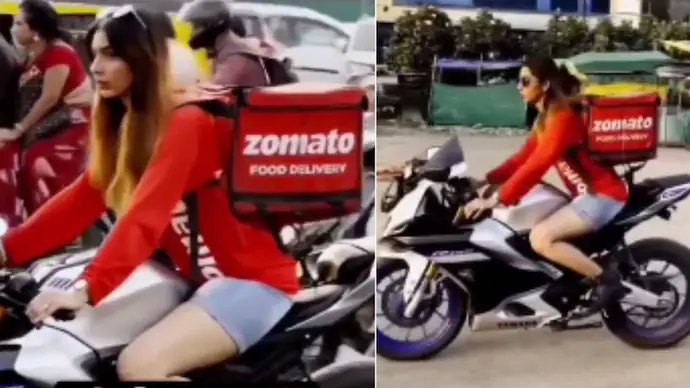 indore-woman-drives-superbike-carrying-zomato-delivery-bag