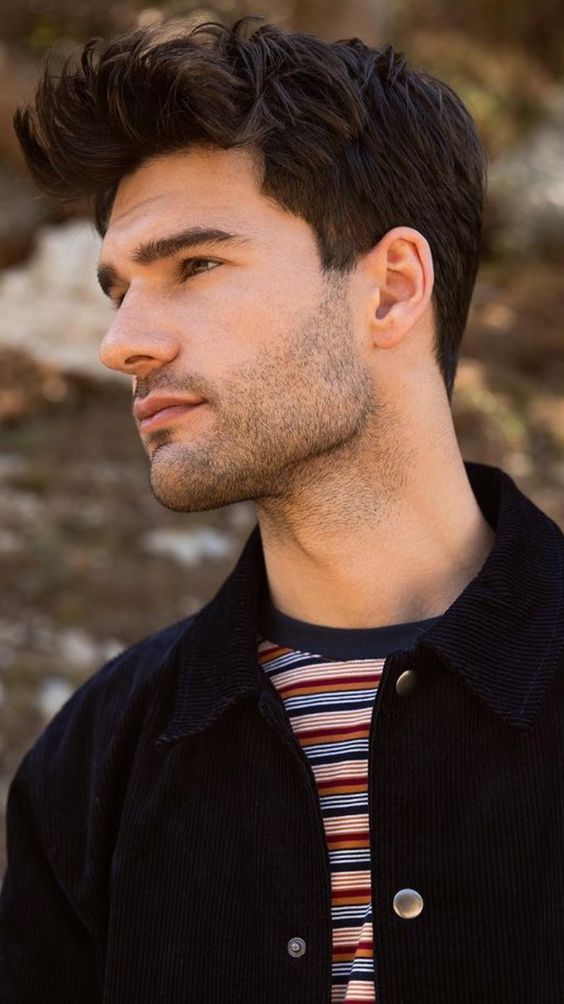 layered haircut for men