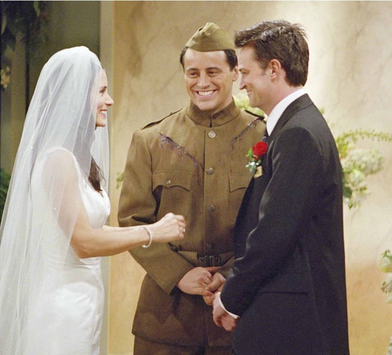 monica chandler marriage