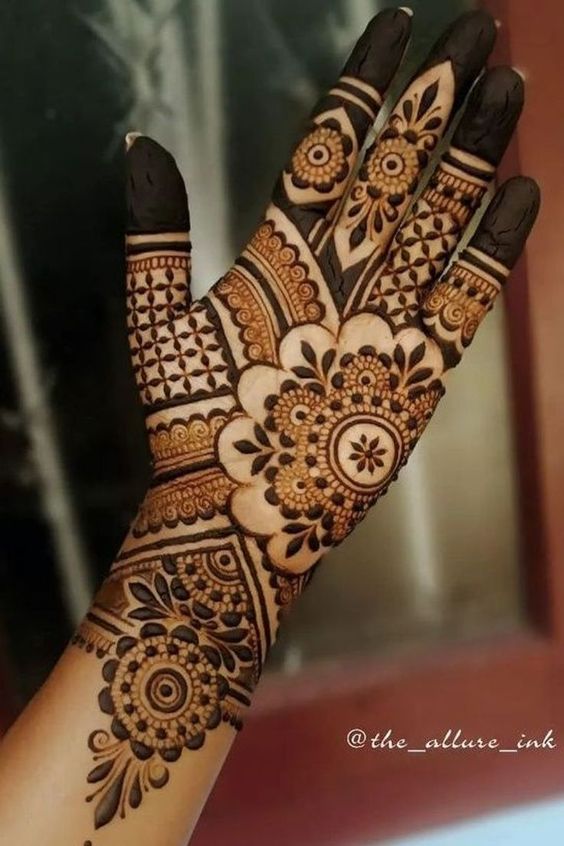 simple mehndi designs for Diwali