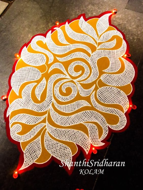 unique rangoli design