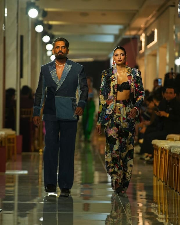 Athiya Shetty and Suniel Shetty