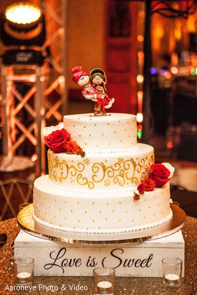 Indian engagement cake designs