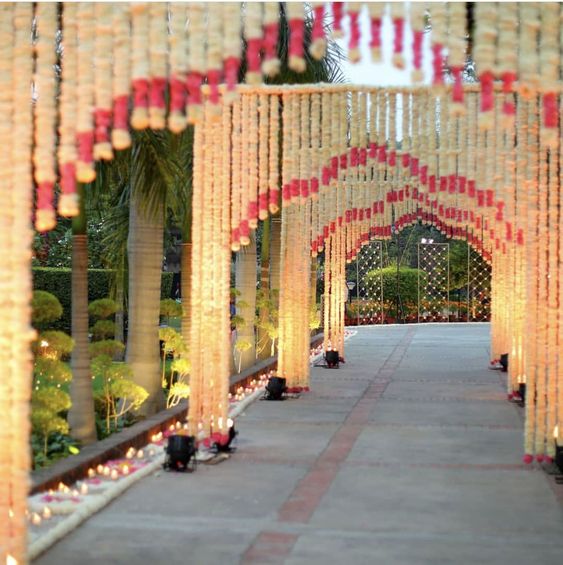 Indian wedding gate decoration