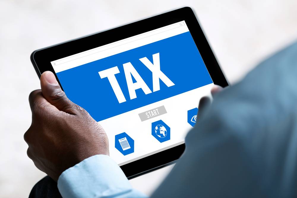 Paying online tax