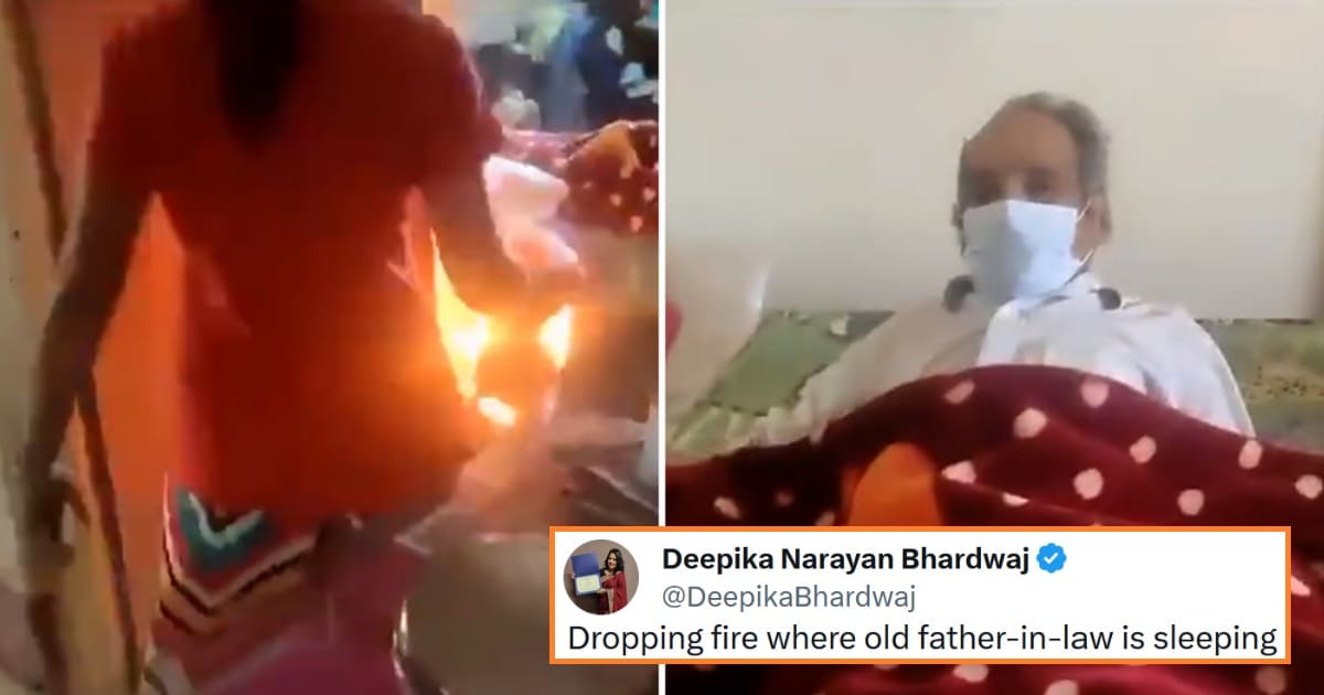 Woman Sets Father-In-Law's Room On Fire