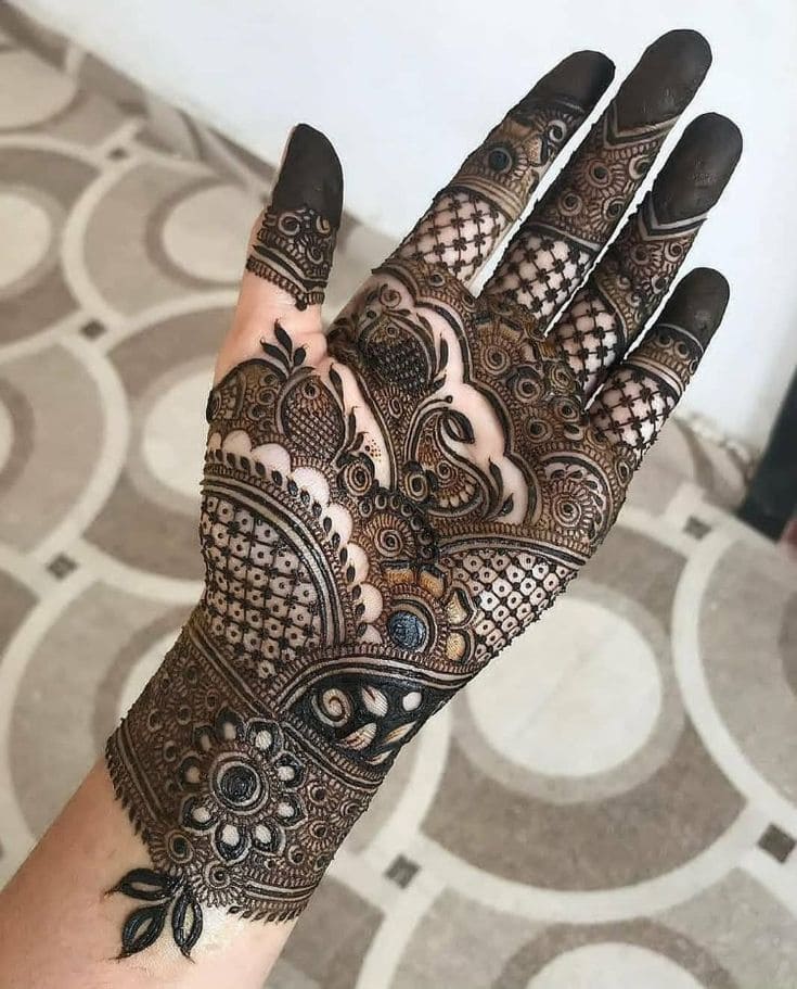 arabic floral mehndi