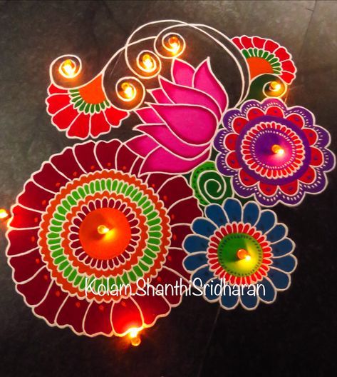 decorative rangoli design