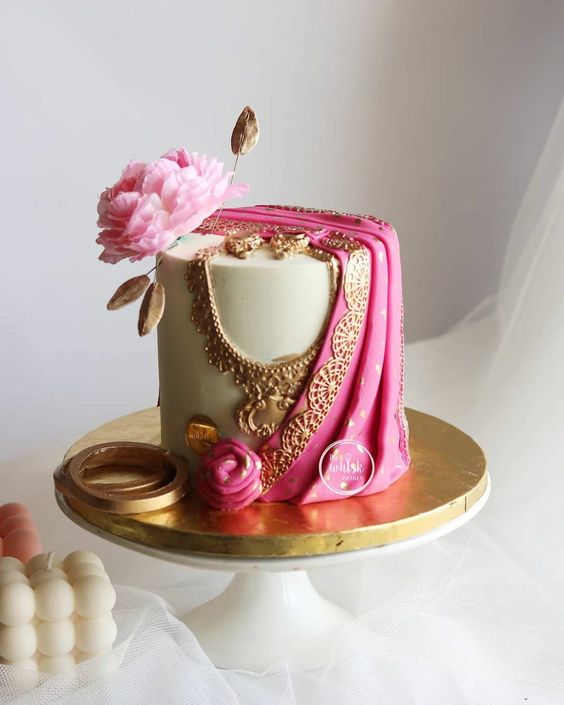 detailed engagement cakes