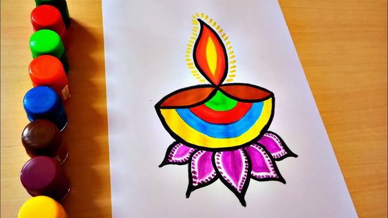 diwali drawing ideas