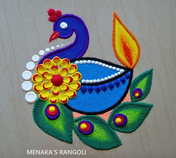 diwali rangoli latest