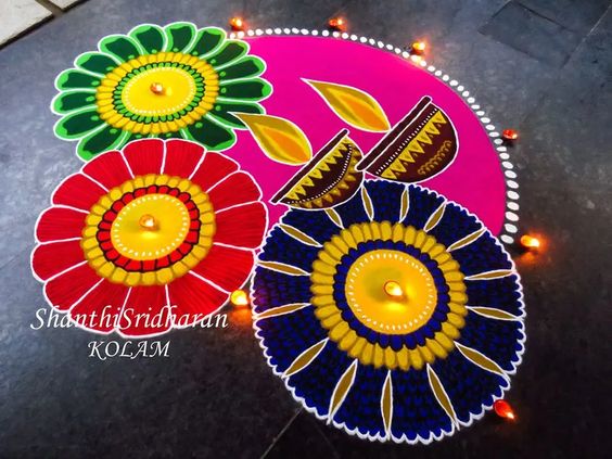 diwali rangoli latest