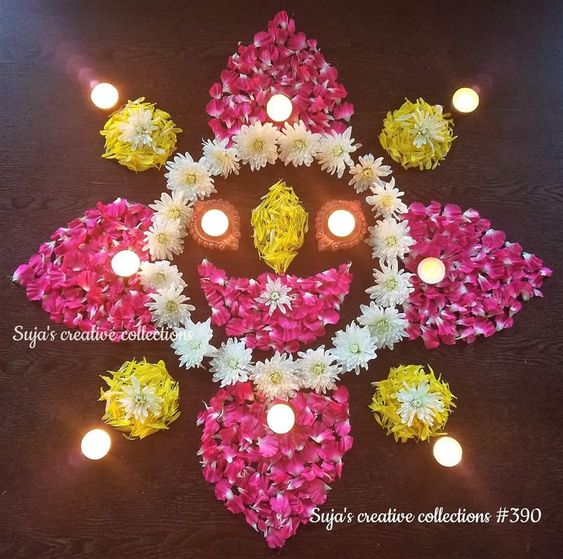 diwali special diya rangoli