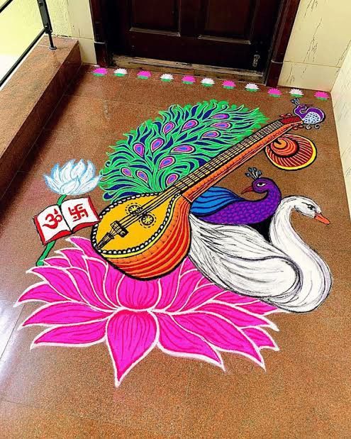 doorstep rangoli design