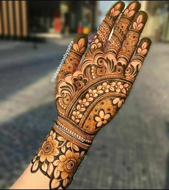 floral mehndi designs