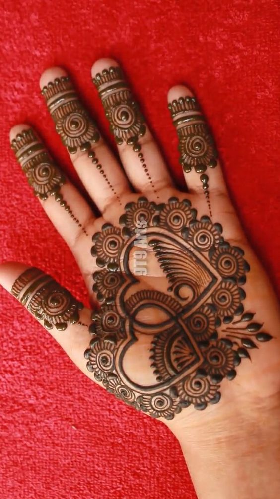 henna design easy