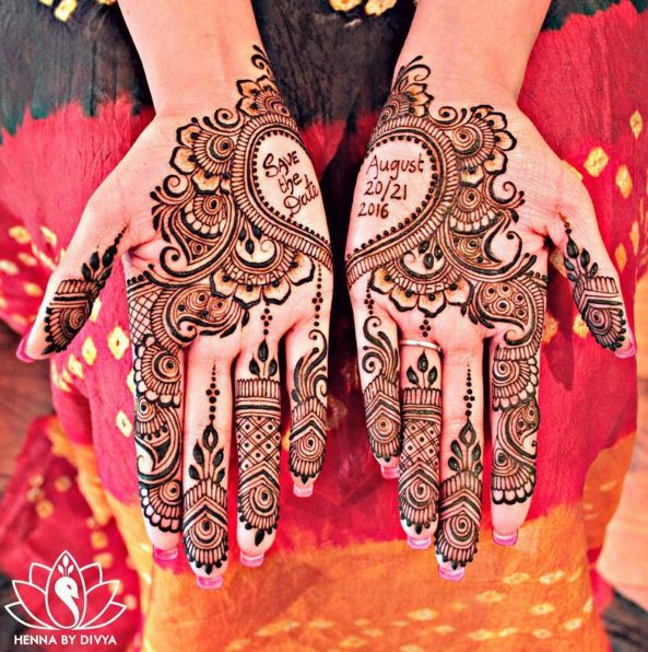 latest bridal mehndi design