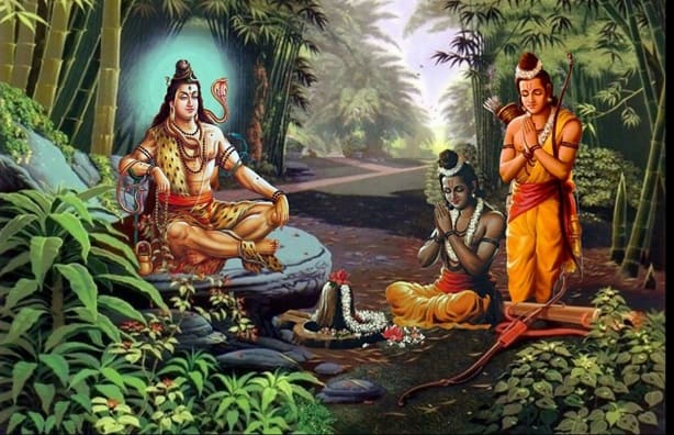 lord rama and lord shiva 