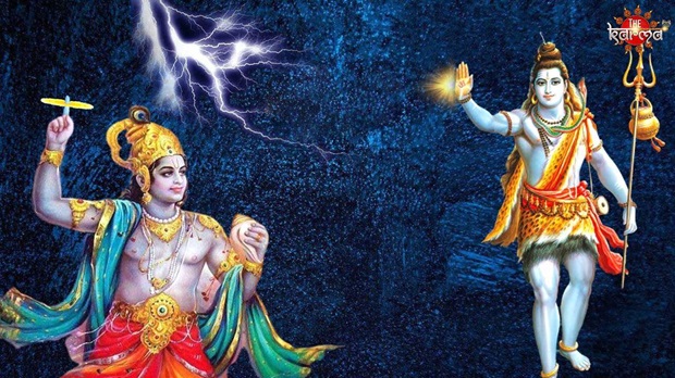 lord shiva and lord krishna war