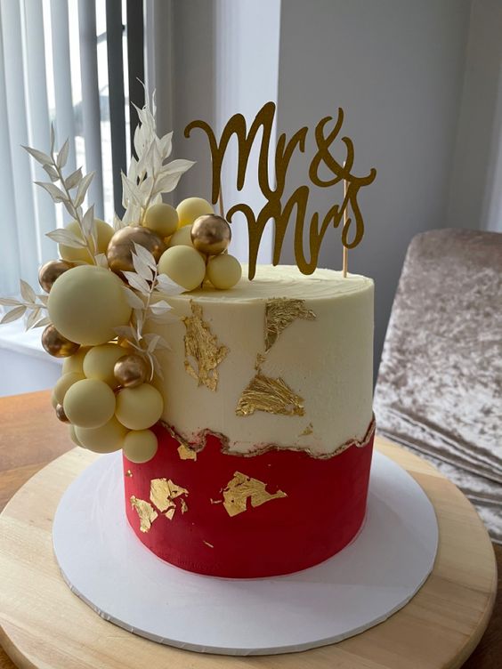 mr and mrs cake