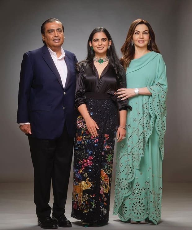 mukesh ambani, nita ambani, isha ambani