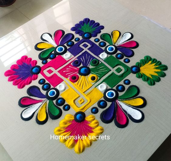 new diwali rangoli