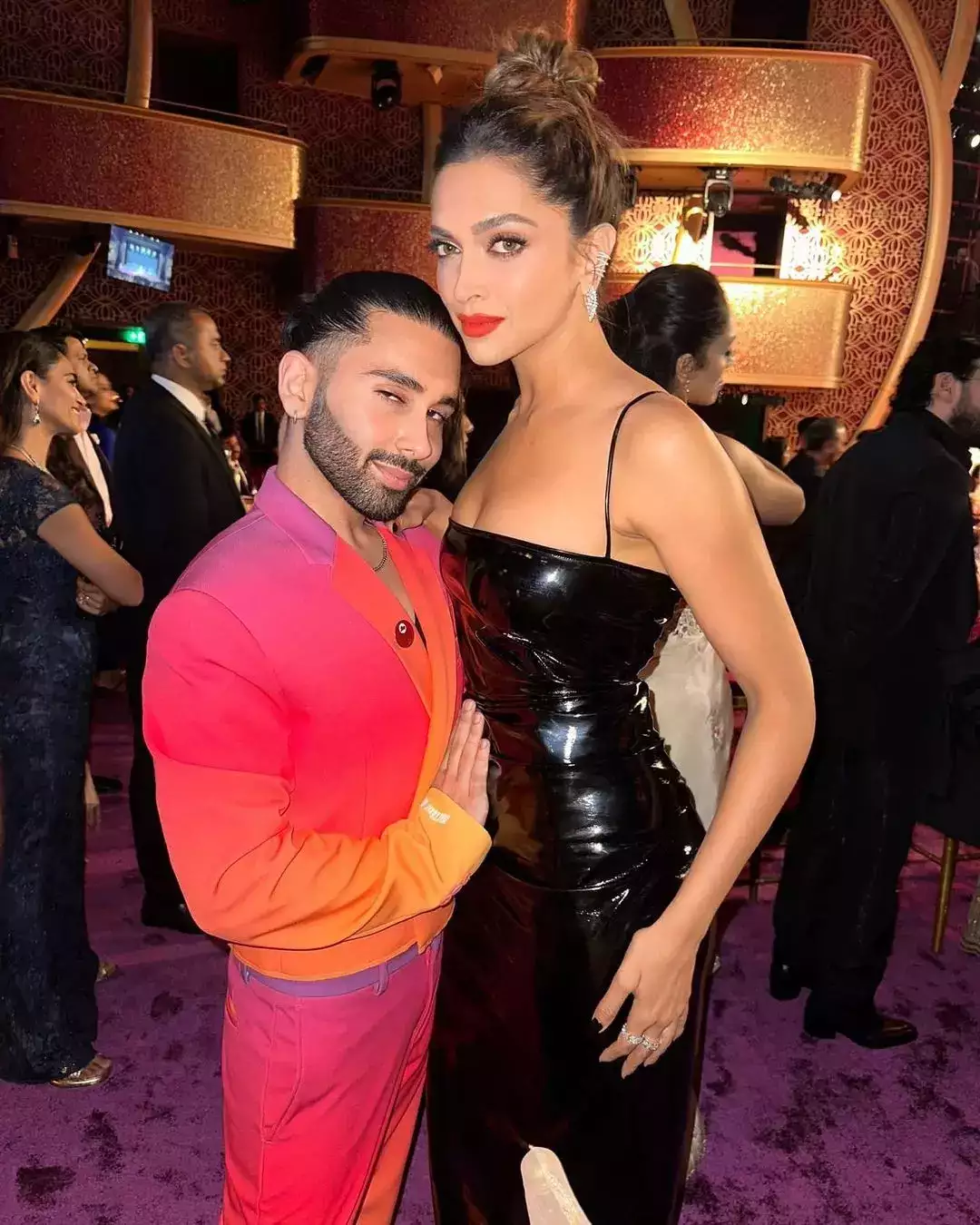 orry with deepika