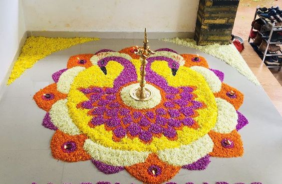 rangoli design easy