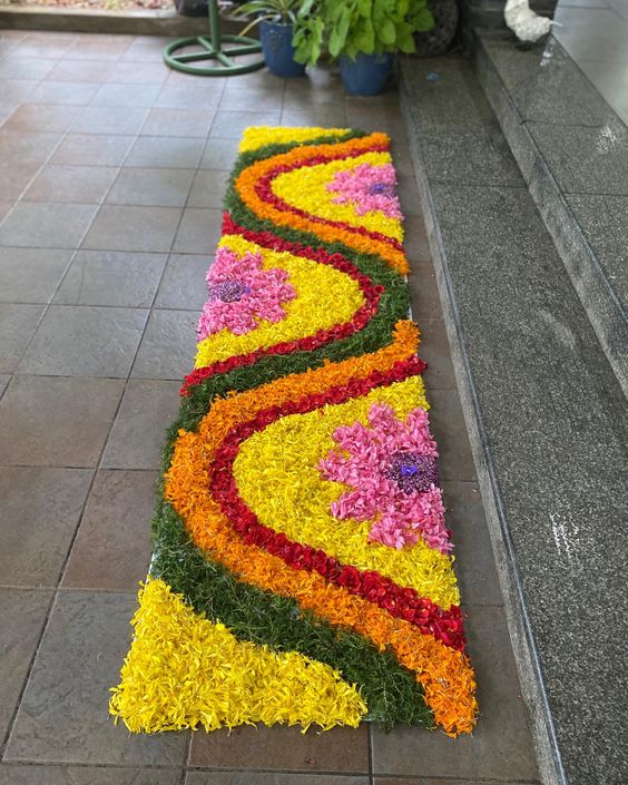 rectangular rangoli designs