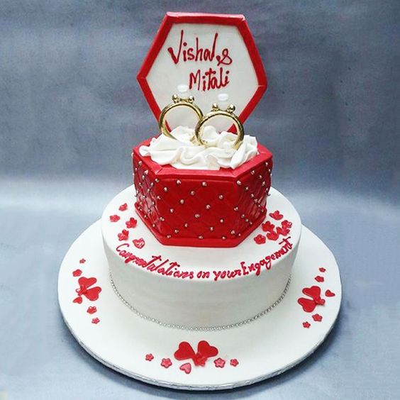 red velvet cake for engagement