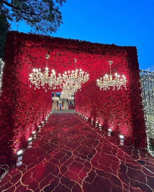 rose decoration for wedding