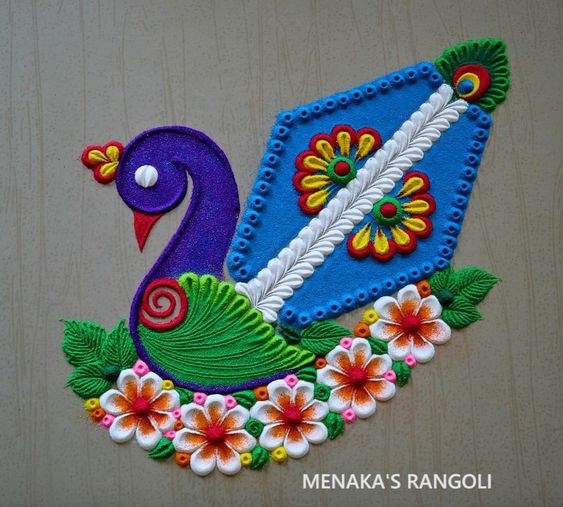 small rangoli ideas