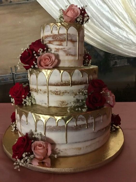 three tier cake