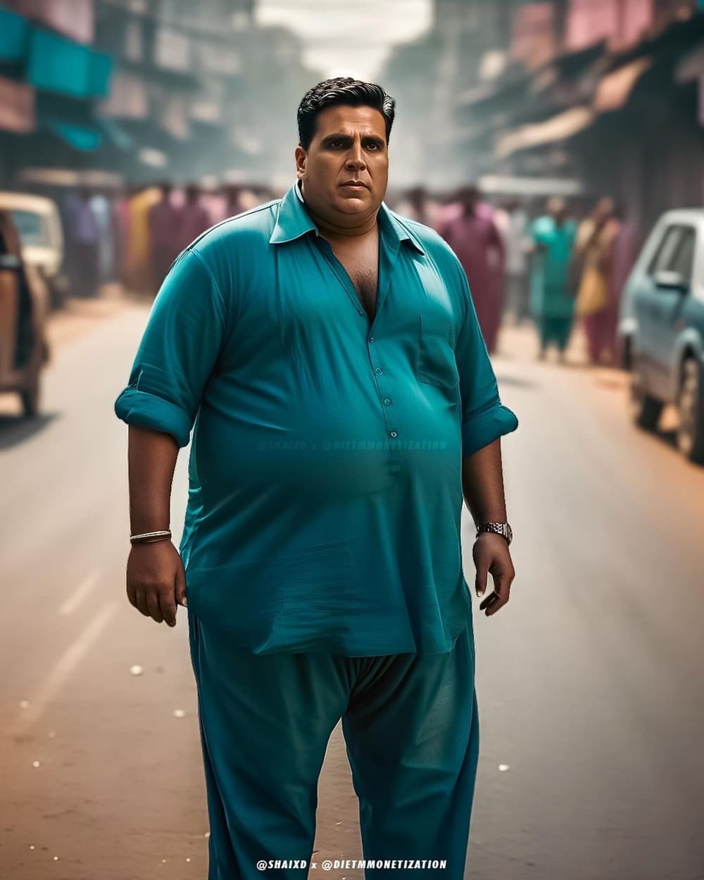 Akshay Kumar Obese AI Photo