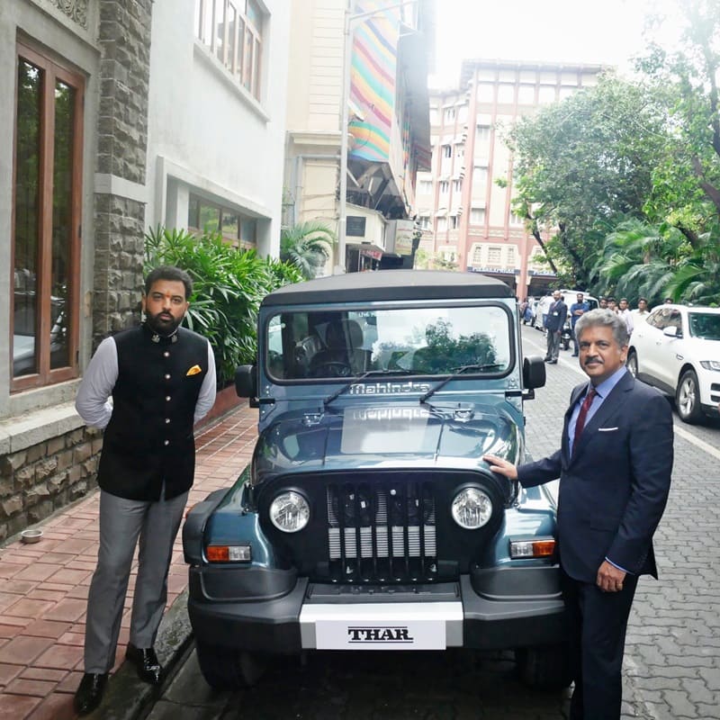 Anand Mahindra thar