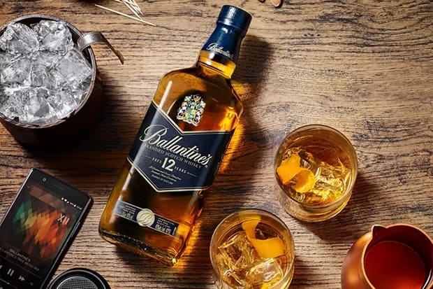 Ballantine's 12-Year- popular whiskey brands in India 