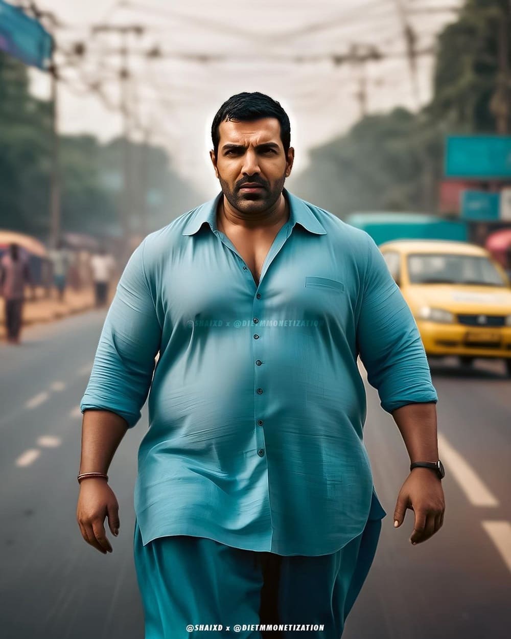 John Abraham Obese AI Photo