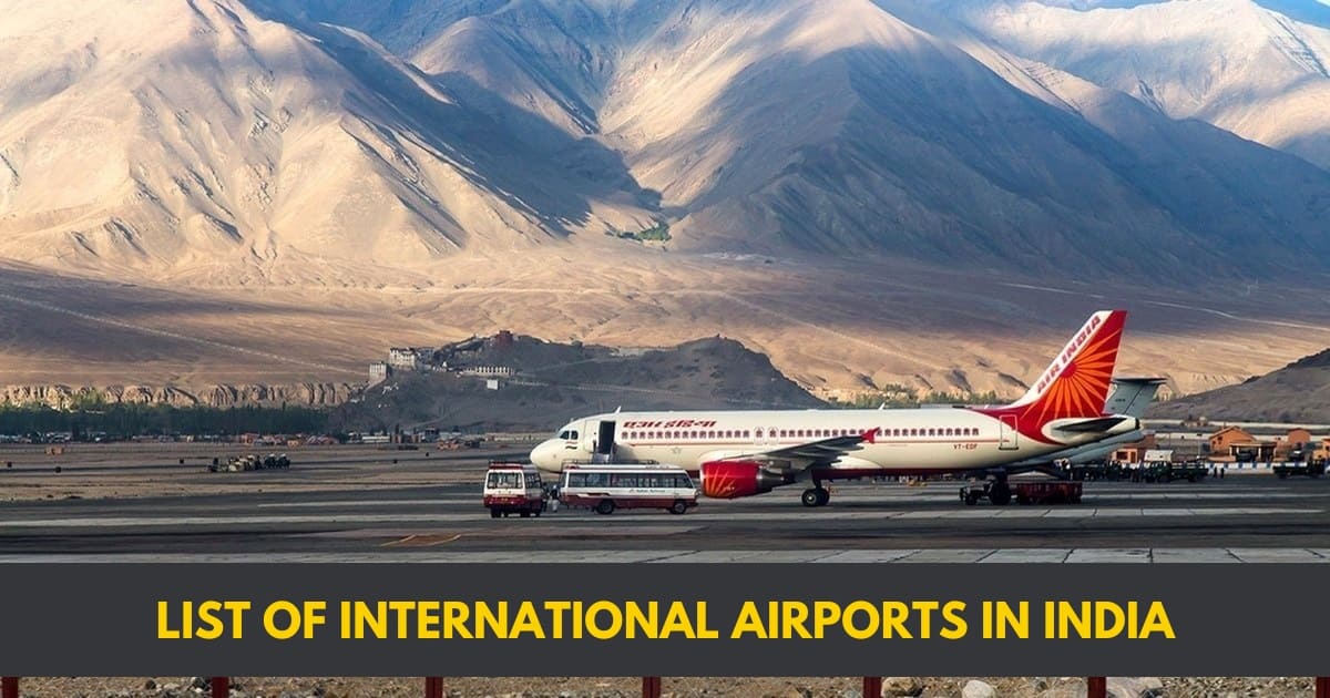 List Of International Airports In India