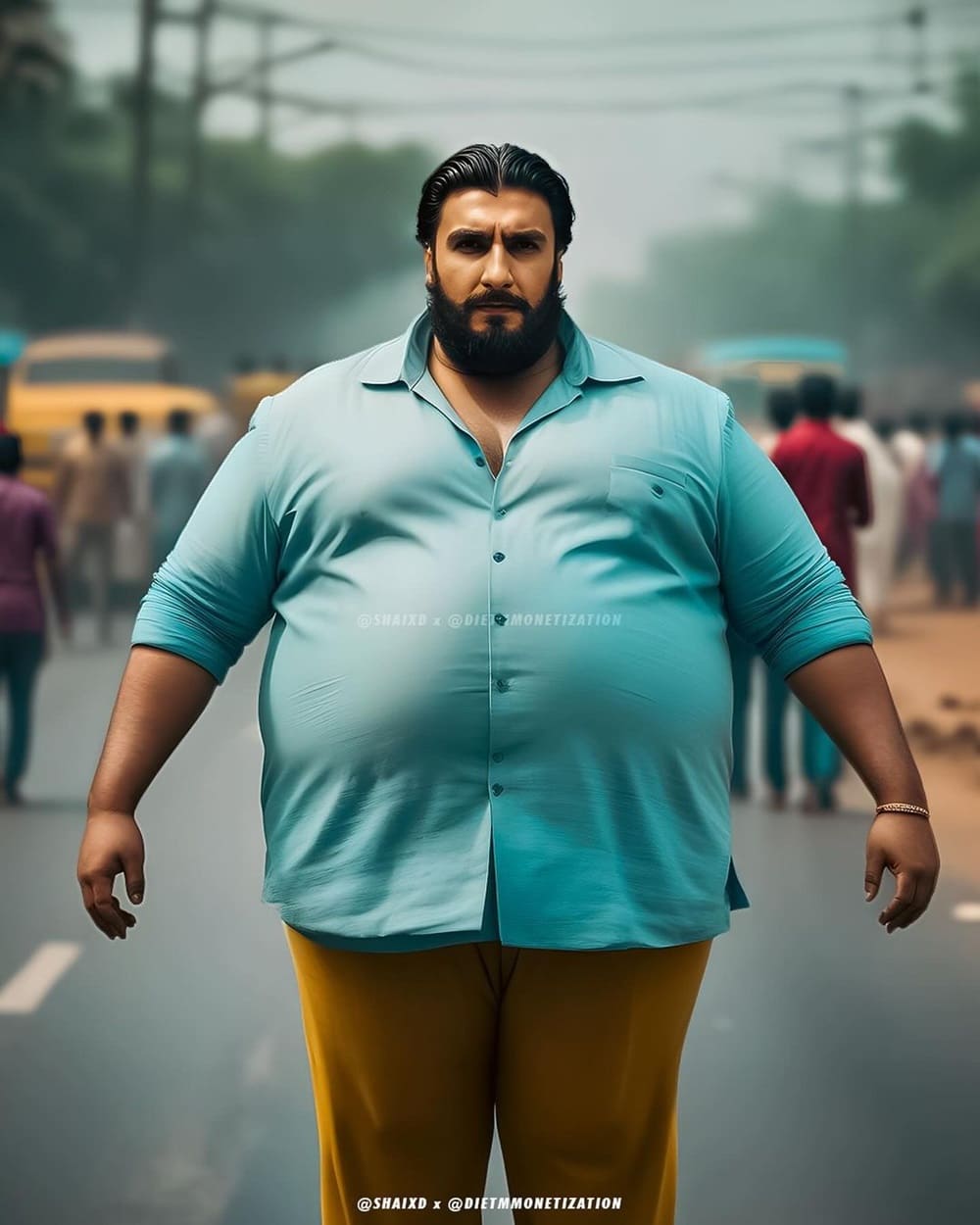 Ranveer Singh Obese AI Photo