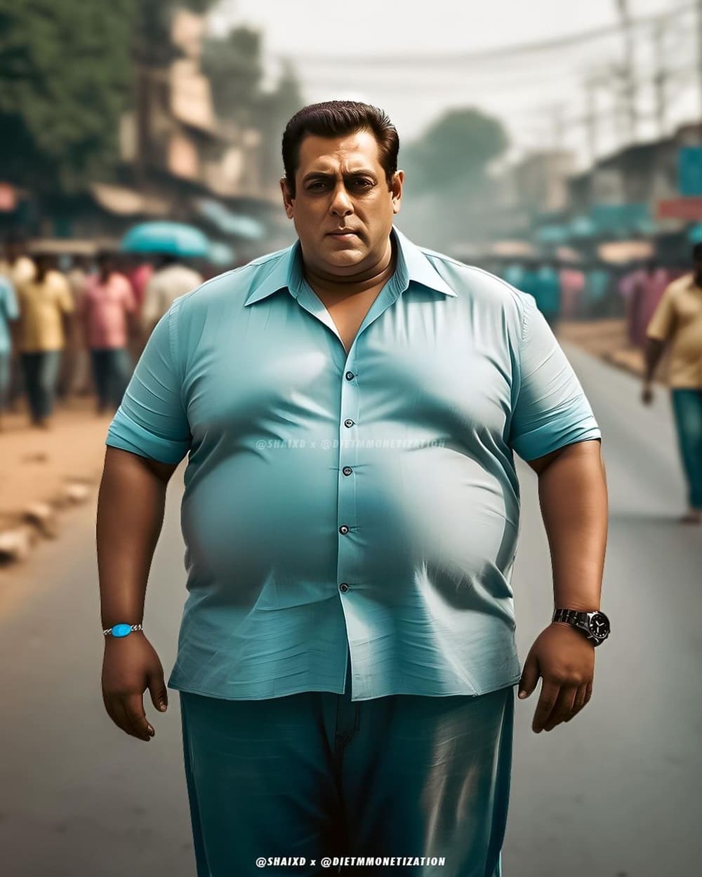 Salman Khan Obese AI Photo